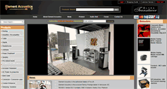 Desktop Screenshot of element-acoustics.ca