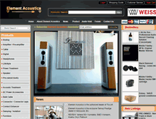 Tablet Screenshot of element-acoustics.ca