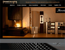 Tablet Screenshot of element-acoustics.com